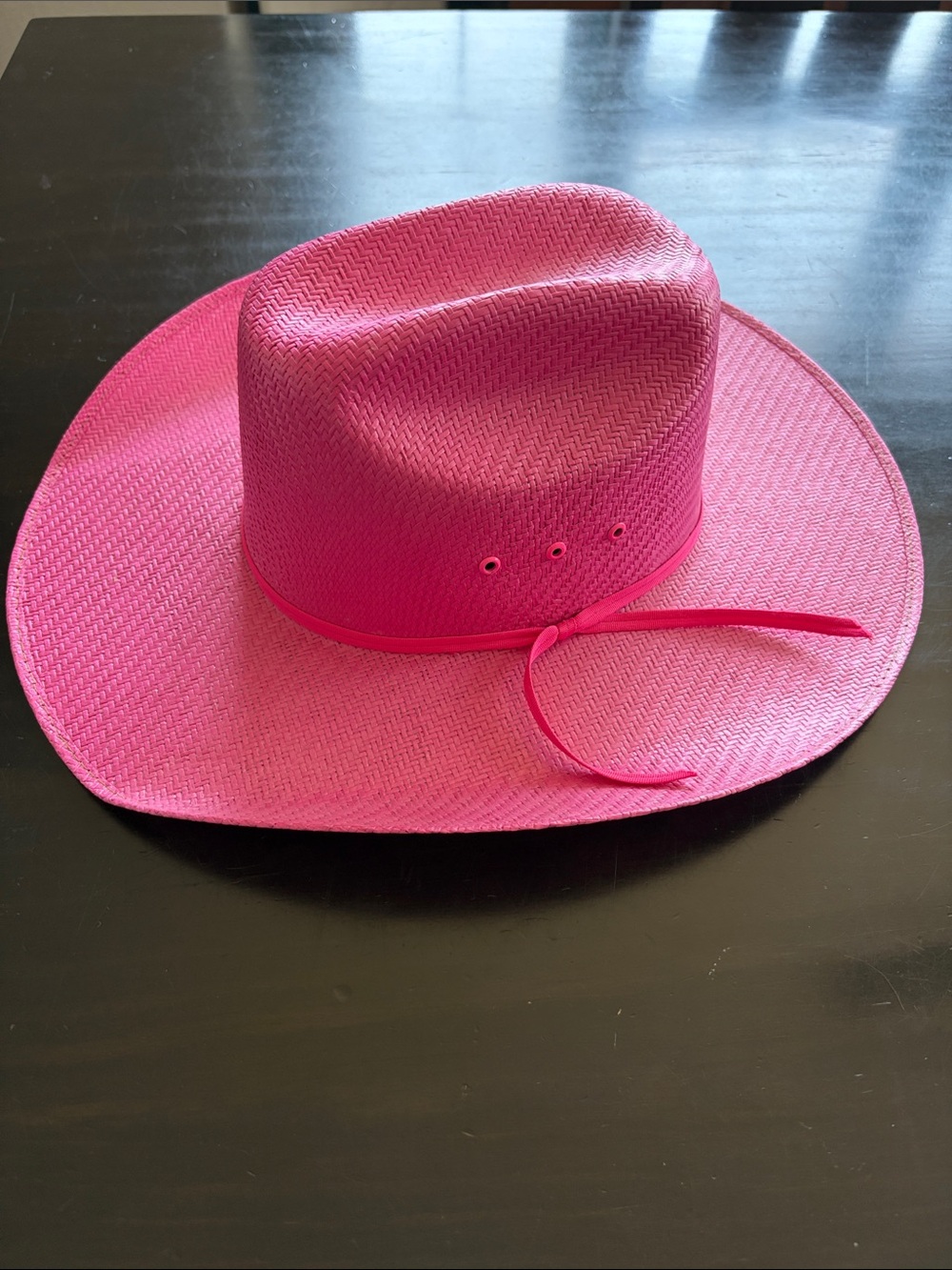 Twister Hot Pink Straw Cowboy Hat